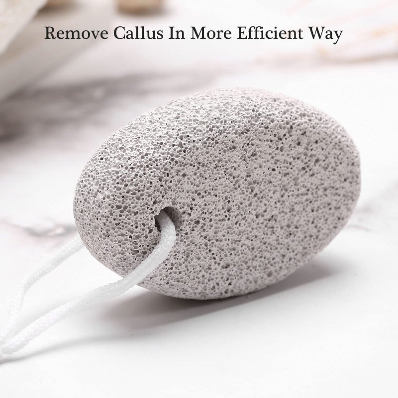 HOOMBOOM 2PCS Natural Pumice Stone for Feet  HOOMBOOM Lava Pedicure Tools Hard Skin Callus Remover for Men/Women Feet and Hands - Natural Foot File Exfoliation to Remove Dead Skin - Image 5